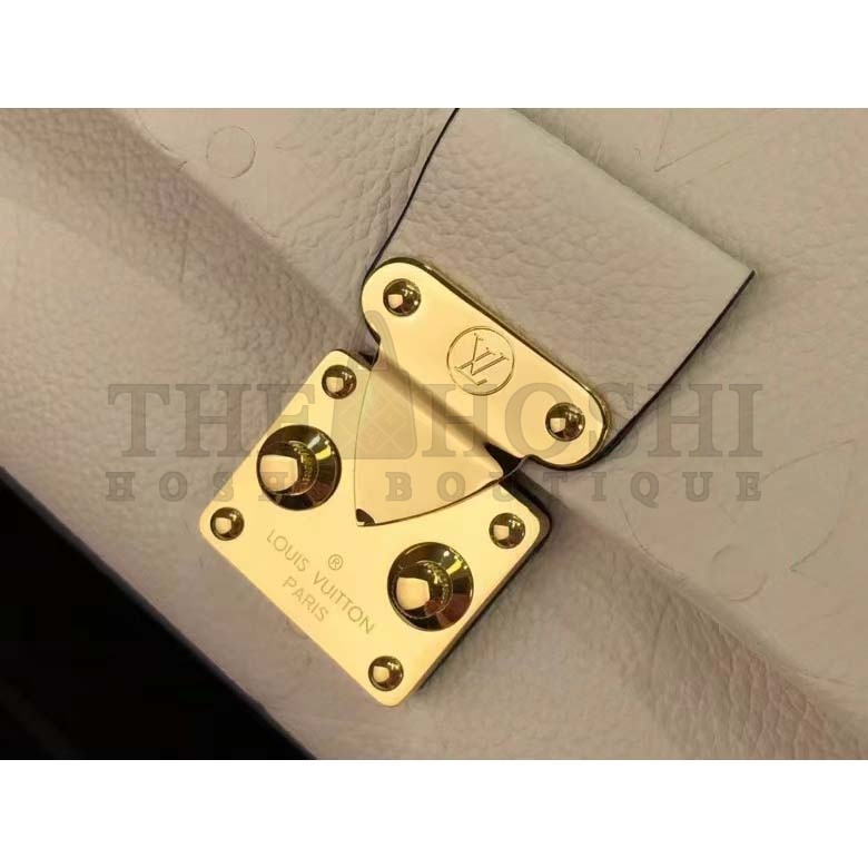L0vis Vvtt0n LV Women Madeleine BB Handbag Crème Beige Embossed Grained Cowhide Master Quality
