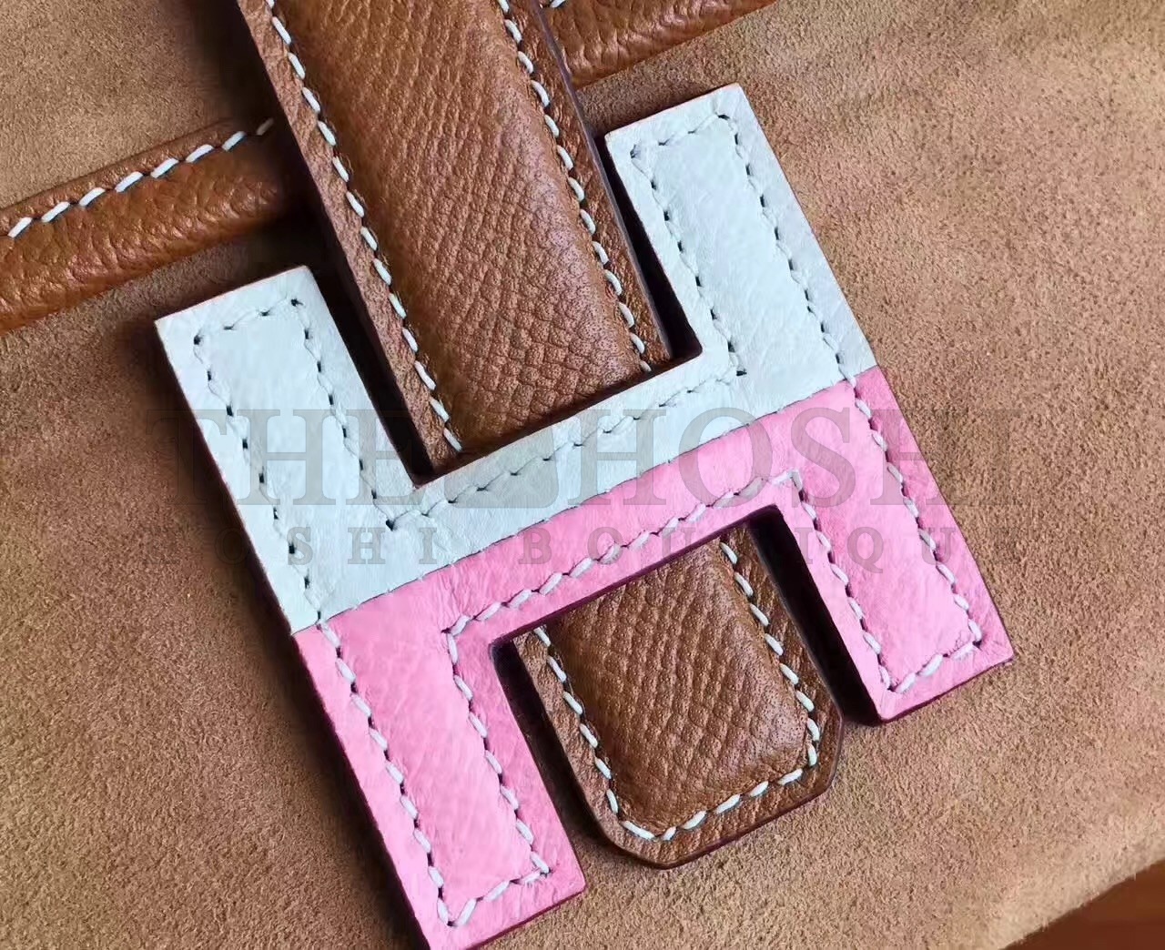 H**me5 Ocre Suede Jige Elan 29 Clutch Bag Master Quality