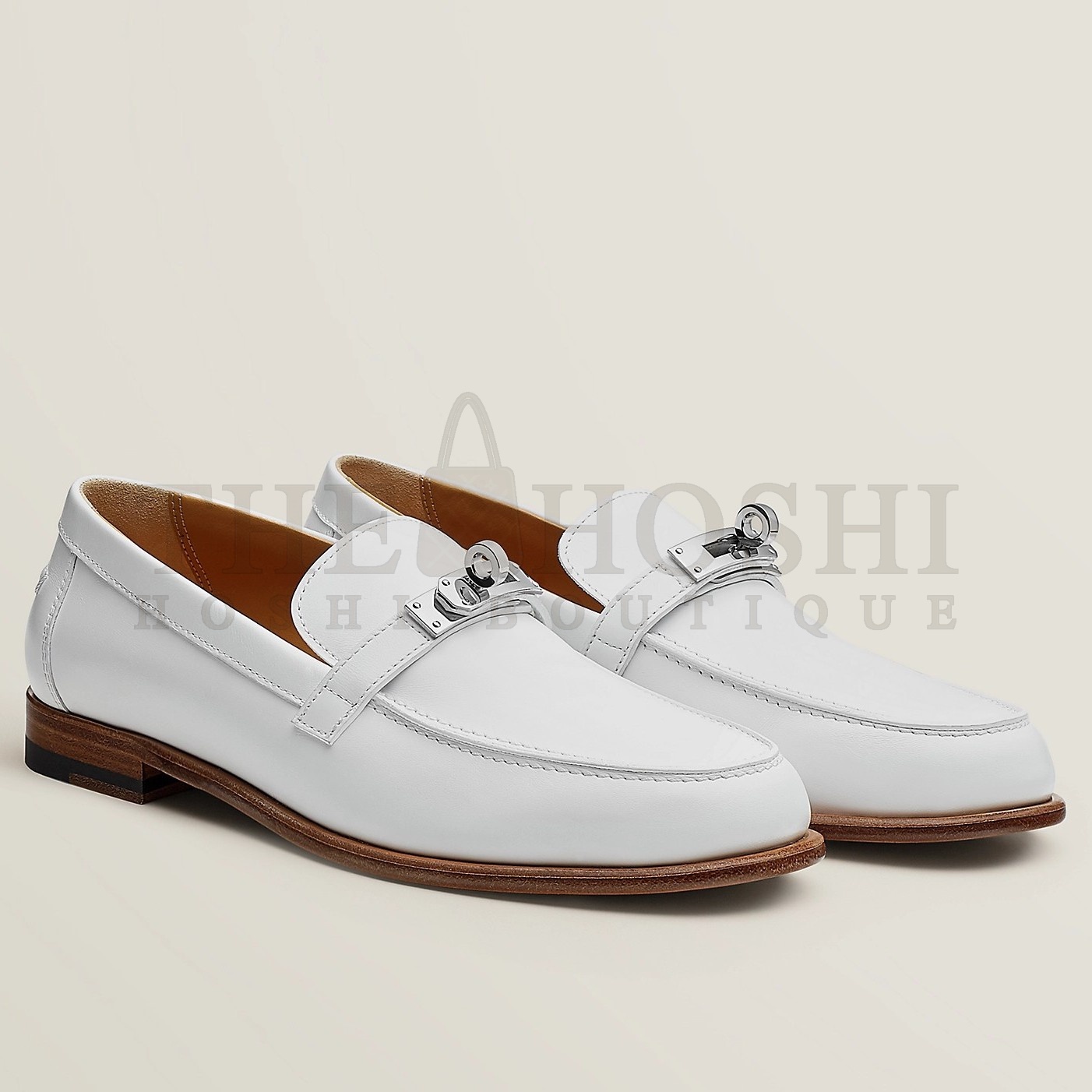 H**me5 Women's Destin Loafers in White Leather Master Quality