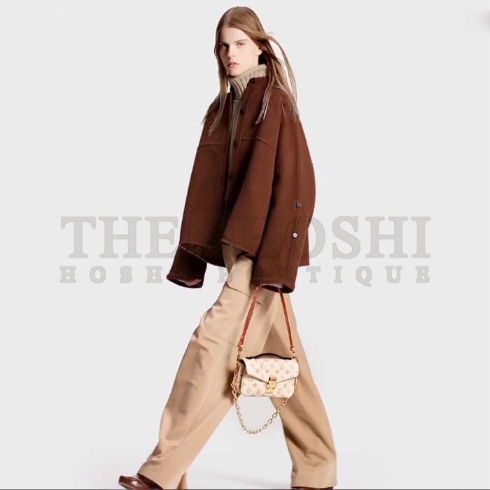 L0vis Vvtt0n LV Women Pochette Metis East West Bag Monogram Dune Coated Canvas Cowhide-Leather Master Quality