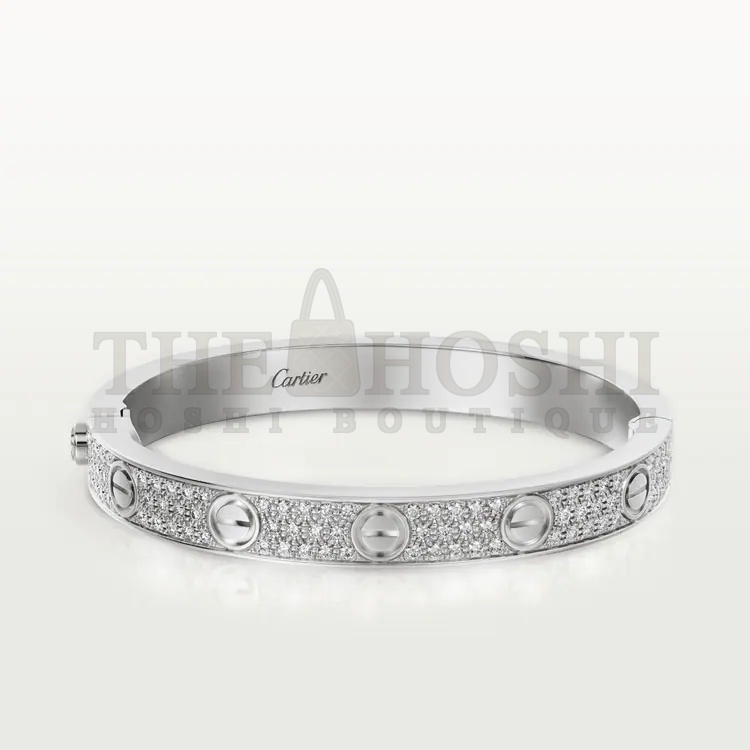 Ca*t1er Love Bracelet Full D1am0nd Bracelet Dupe Master Quality