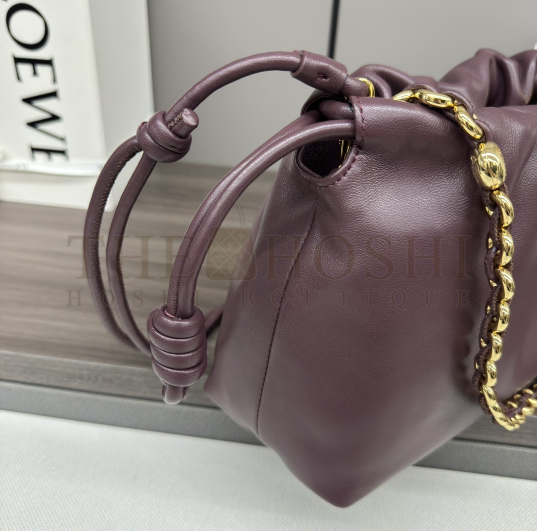 L0ew* Flamenco Purse bag in mellow nappa lambskin mini（23X17X5.5 cm） small（30X20X10.5 cm） Master Quality