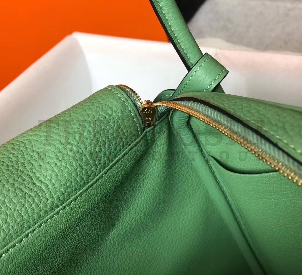 H**me5 Lindy 26cm Bag In Vert Criquet Clemence With GHW Master Quality