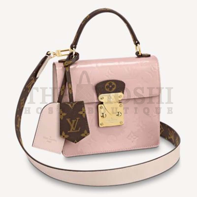 L0vis Vvtt0n LV Women Spring Street in Monogram Canvas Vernis Patent Epi Leather Master Quality