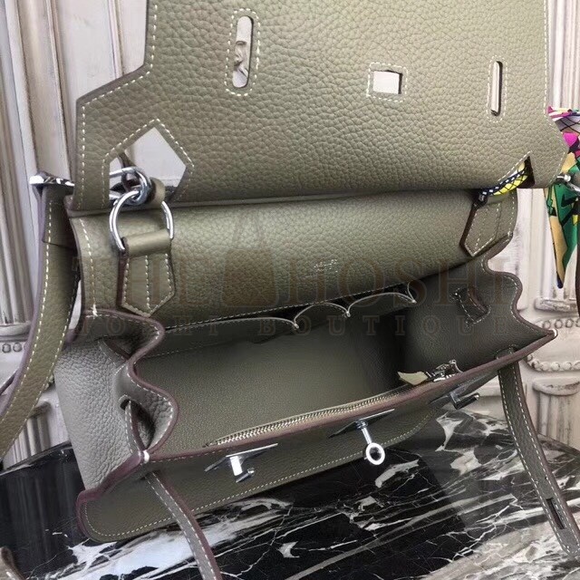 H**me5 Grey Clemence Jypsiere 28cm Bag Master Quality