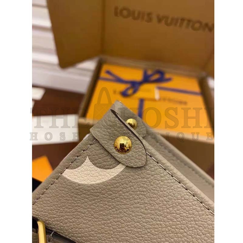L0vis Vvtt0n LV Women Onthego Tote Beige Embossed Grained Cowhide Leather MM M45494 (35 x 27 x 14 cm)BB M47054 (18 x 15 x 8.5 cm) Master Quality