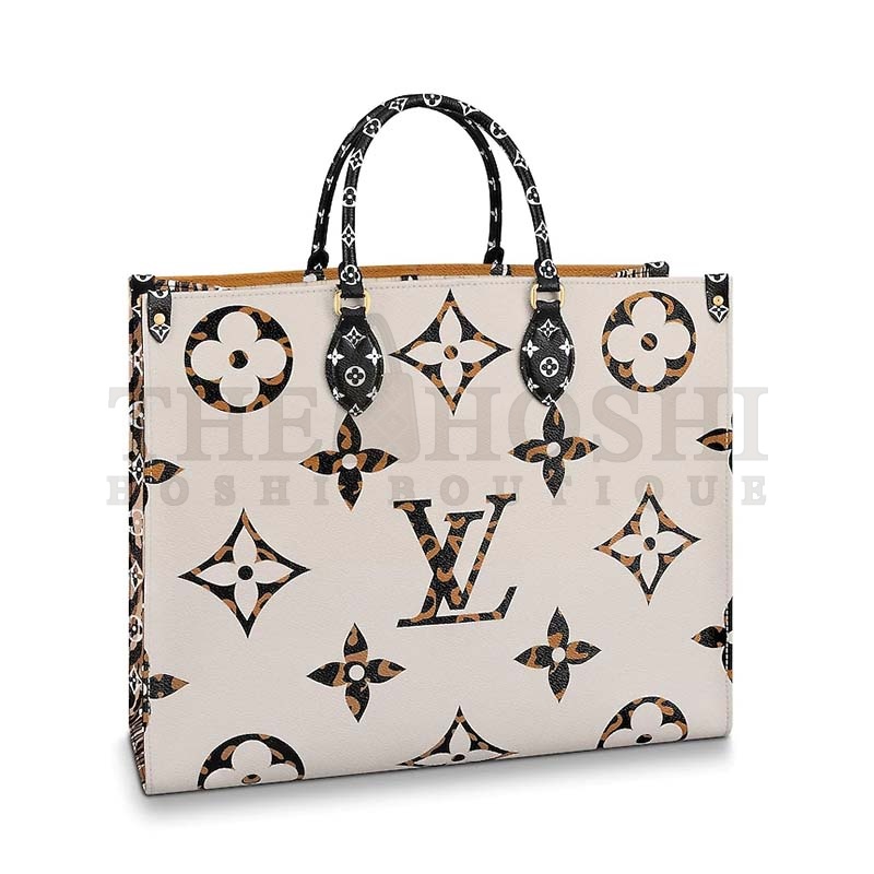 L0vis Vvtt0n LV Women Onthego Tote Bag in Monogram Coated Canvas Master Quality