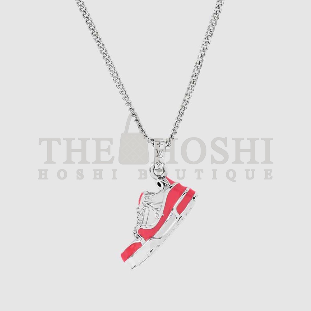L0vis Vvtt0n Unisex LV Trainer Necklace-Red Master Quality