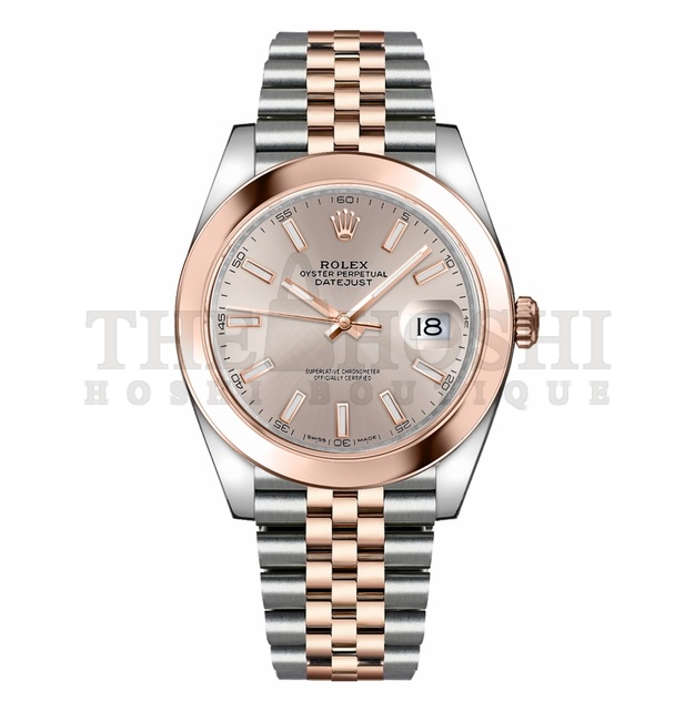 R01ex Datejust 41 Rose Gold & Steel Watch 126301-0010 Master Quality