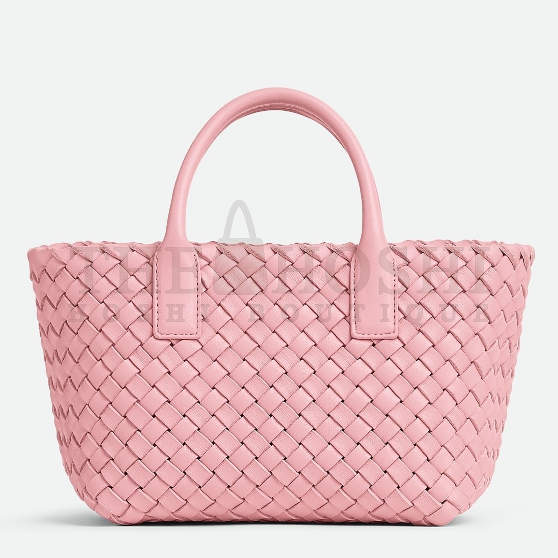B0tt*ga Ven*ta Cabat Mini Bag In Pink Intrecciato Lambskin Master Quality