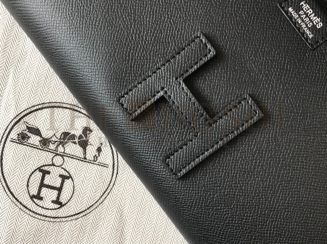 H**me5 Gold Epsom Jige Elan 29 Clutch Bag Master Quality