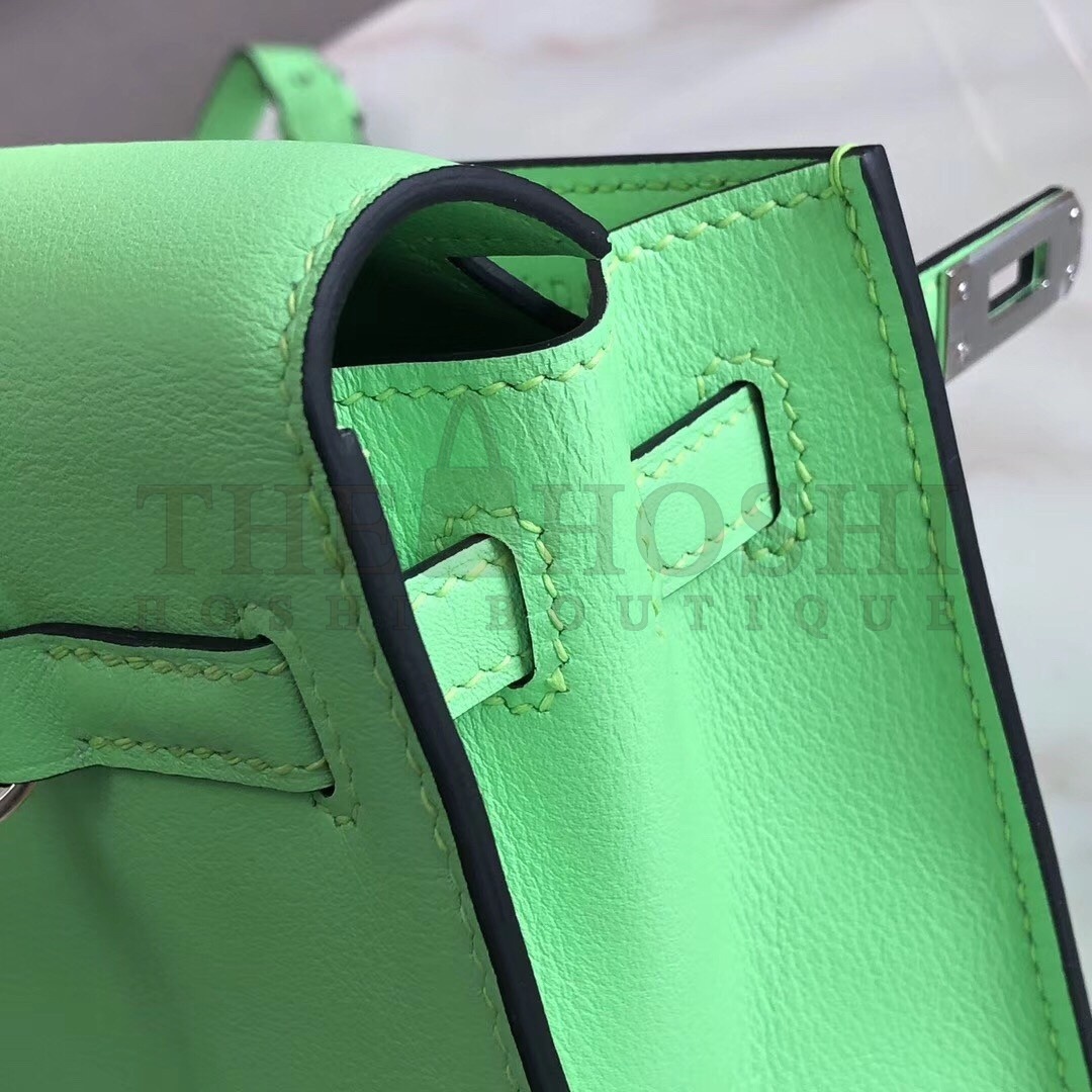 H**me5 Green Swift Kelly Danse Bag Master Quality