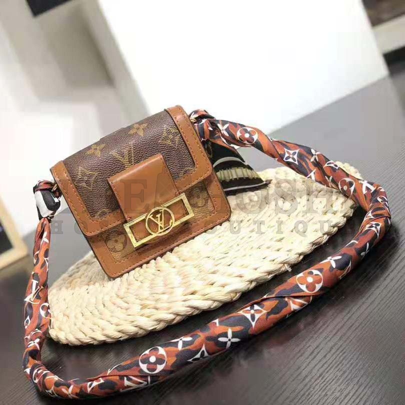 L0vis Vvtt0n LV Women Bumbag Dauphine BB Bag-Brown Master Quality