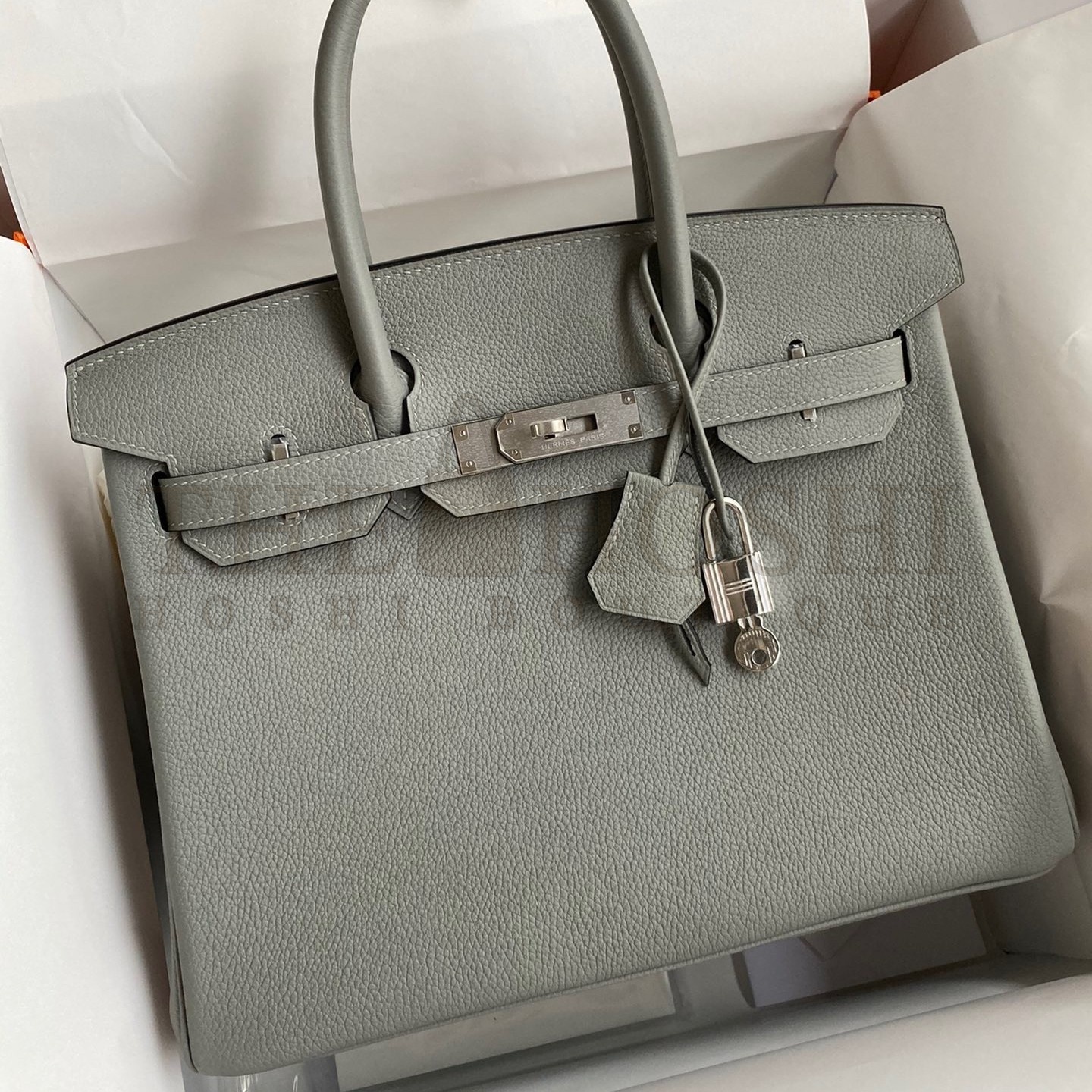 H**me5 Birkin 30 Retourne Handmade Bag In Girls Mouette Clemence Leather Master Quality