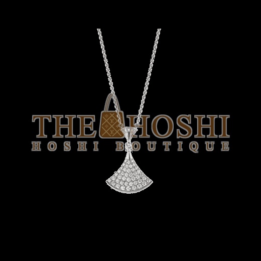 Bv1g*ai DIVAS' DREAM NECKLACE, Rose Gold & White Gold Master Quality