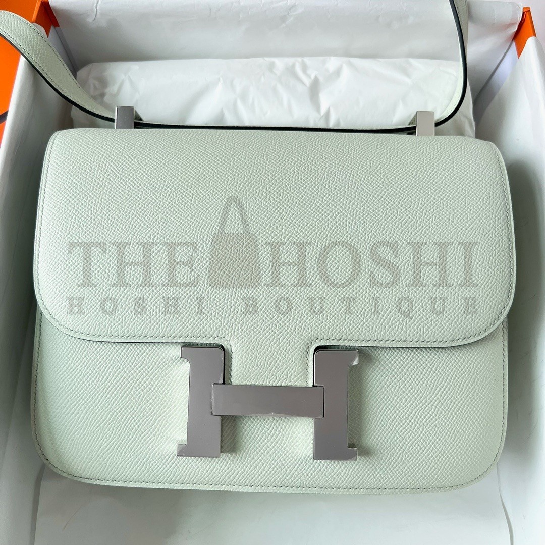H**me5 Constance 24 Handmade Bag In Vert Fizz Epsom Calfskin Master Quality