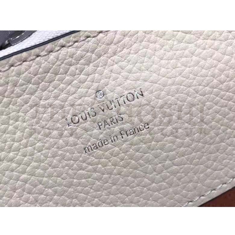 L0vis Vvtt0n LV Women Bella Tote Crème Beige Mahina Perforated Calfskin Calf Master Quality