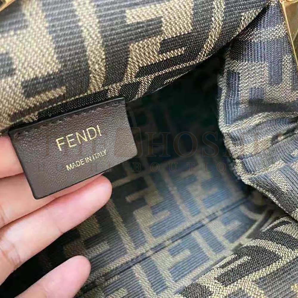 F**di Women First Small Pink Leather Bag Master Quality