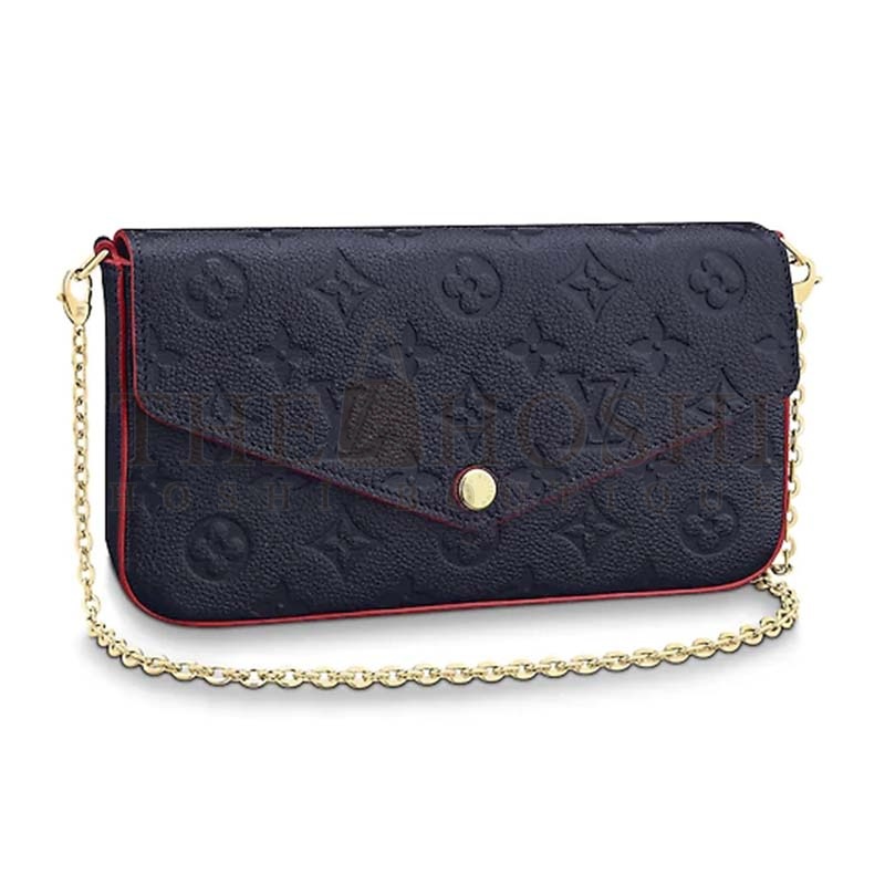L0vis Vvtt0n LV Women Felicie Pochette Bag in Monogram Empreinte Leather Master Quality