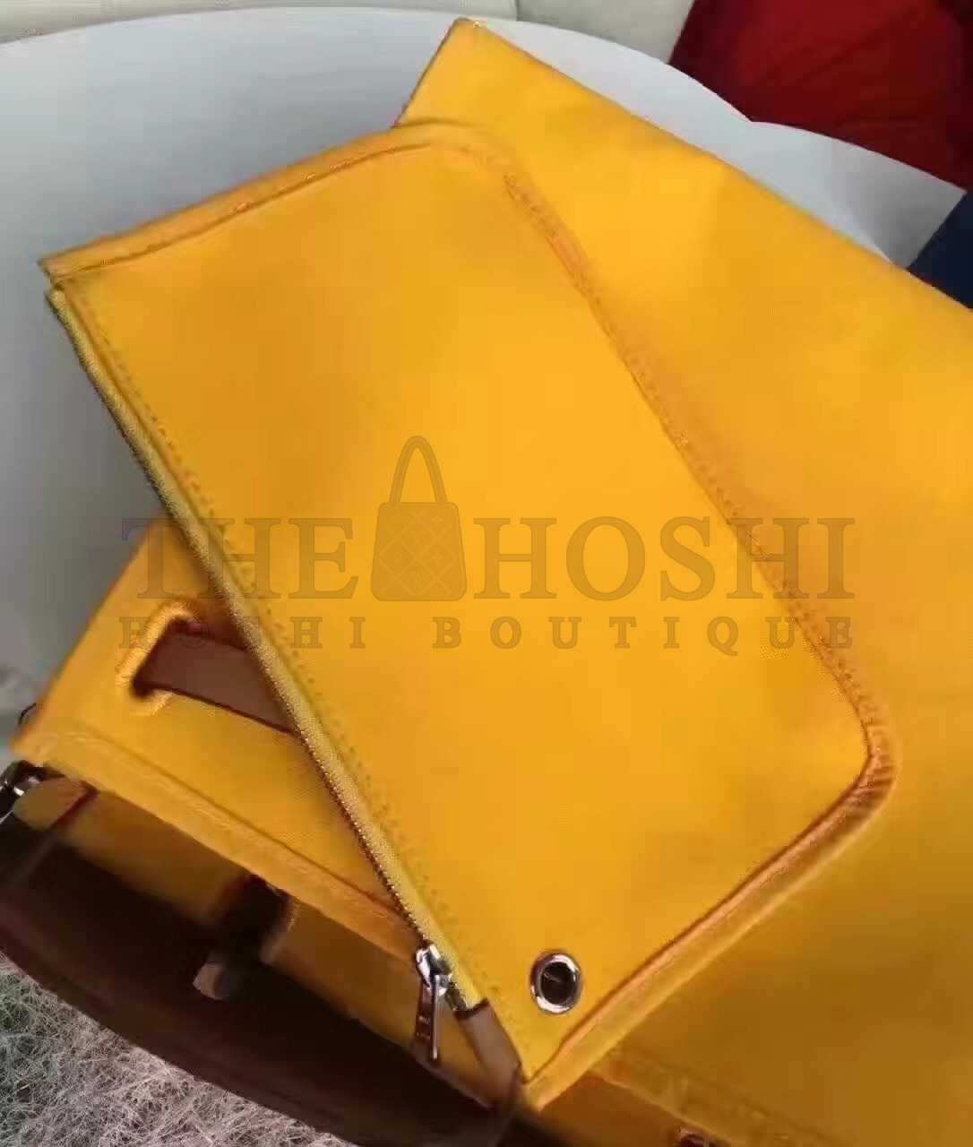 H**me5 Herbag Zip PM 31cm Bag In Yellow Canvas Master Quality