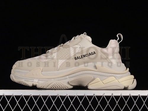 Ba1en*iaga Triple S Sneakers Beige/Beige/Black Master Quality