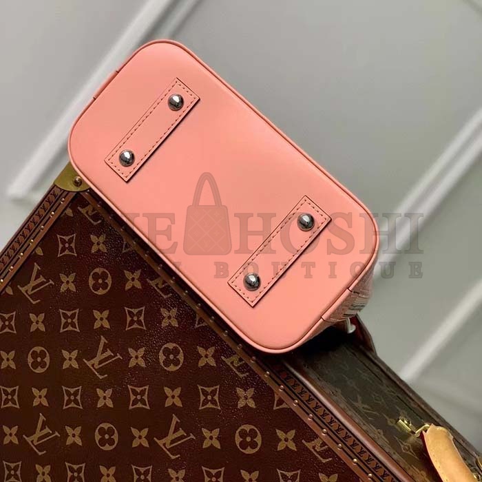 L0vis Vvtt0n LV Women Alma BB Handbag Rose Trianon Pink Epi Grained Cowhide Leather Master Quality