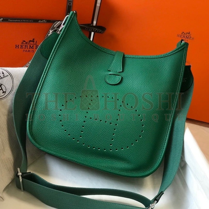 H**me5 Evelyne III 29 Bag In Vert Vertigo Clemence Leather Master Quality
