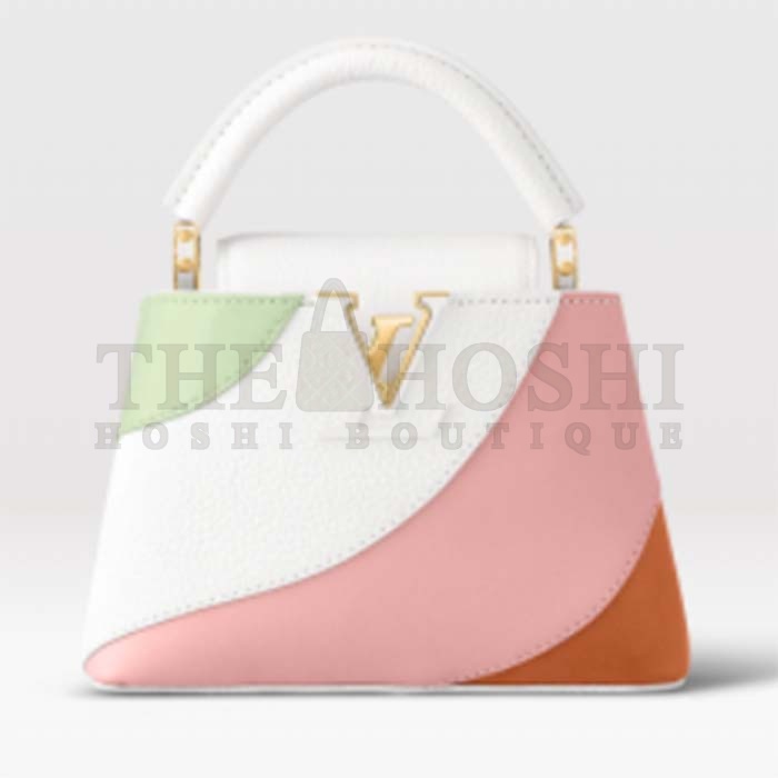 L0vis Vvtt0n LV Women Capucines Mini Handbag Taurillon Patent Leather Smooth Calfskin Master Quality