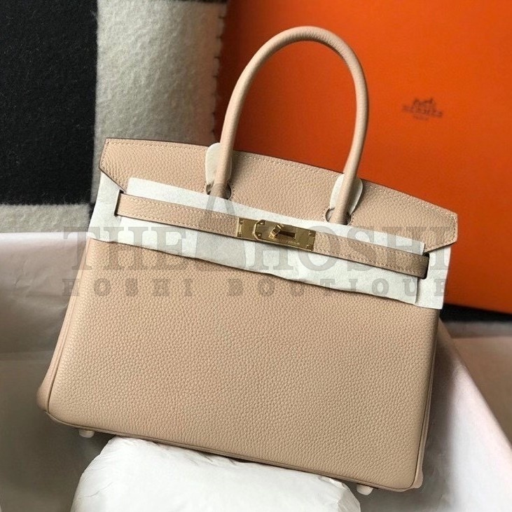 H**me5 Trench Clemence Birkin 30cm Bag GHW Master Quality