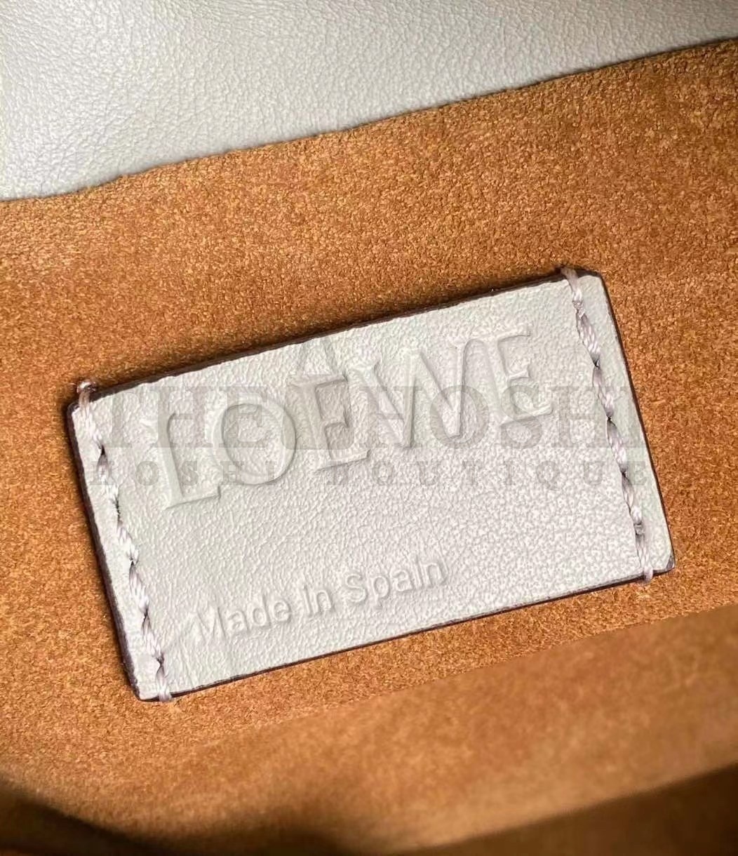 L0ew* Flamenco Mini Clutch In Ash Grey Nappa Leather Master Quality