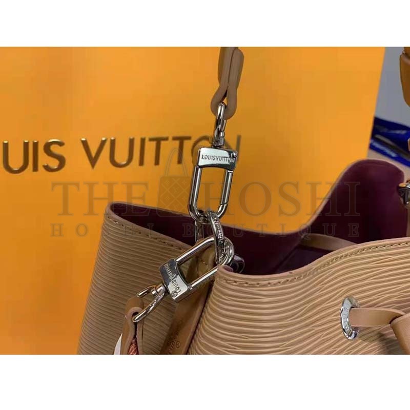 L0vis Vvtt0n LV Women NéoNoé BB Bucket Bag Gold Epi Grained Cowhide Master Quality