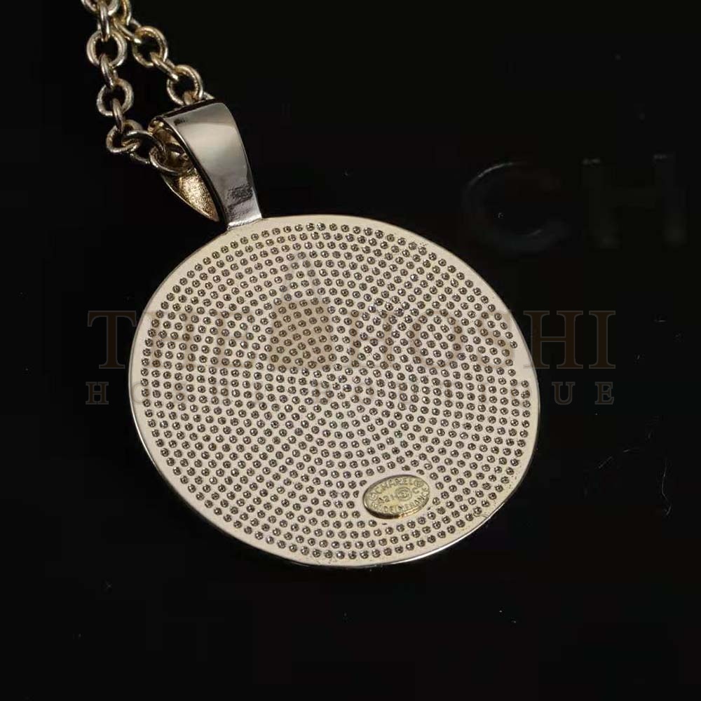 Ch**el Women Pendant Necklace in Metal-Black and Pink Master Quality