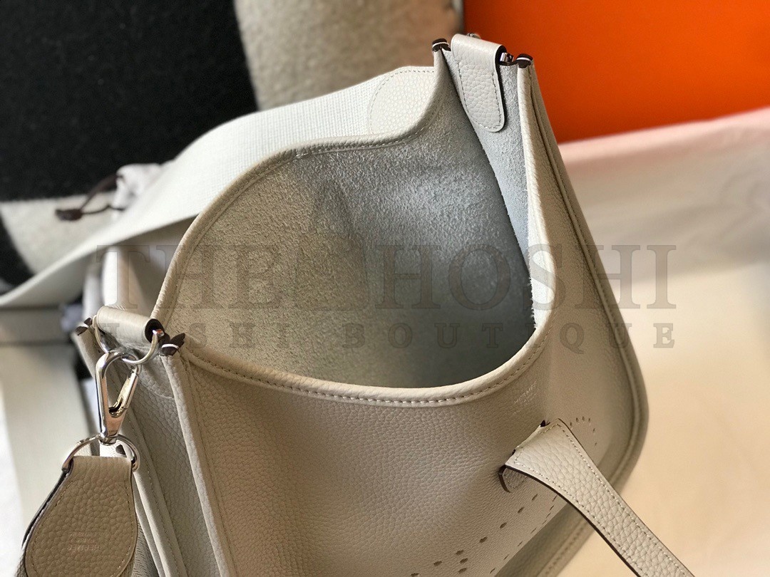 H**me5 Evelyne III 29 Bag In Beton Clemence Leather Master Quality