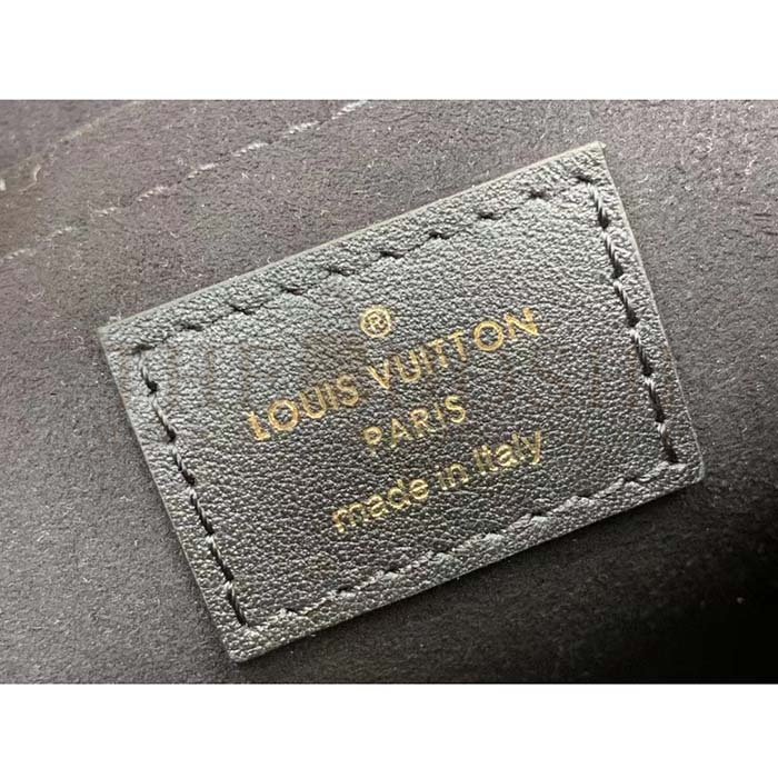 L0vis Vvtt0n LV Women New Wave Chain Bag MM Handbag Black Smooth Cowhide Master Quality