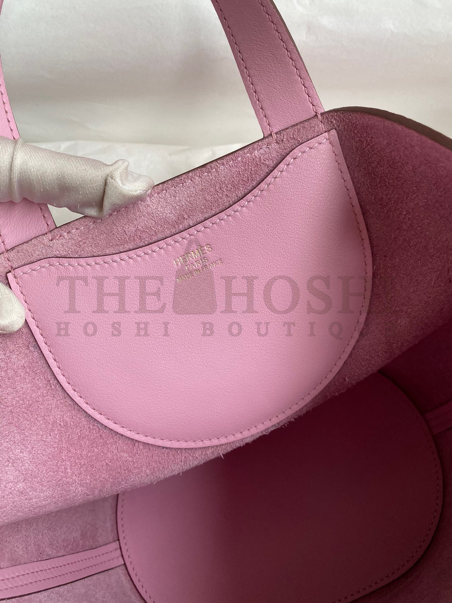 H**me5 In The Loop 18 Handmade Bag in Mauve Sylvestre Clemence Leather Master Quality