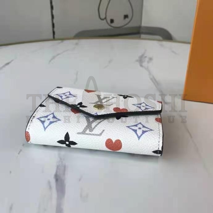 L0vis Vvtt0n LV Women Game On Zoé Wallet Monogram Canvas Cowhide-Leather Master Quality