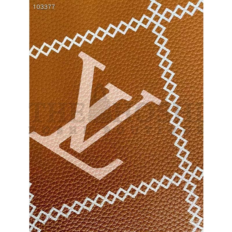 L0vis Vvtt0n LV Women OnTheGo MM Tote Bag Arizona Embossed S*pple Grained Cowhide Master Quality