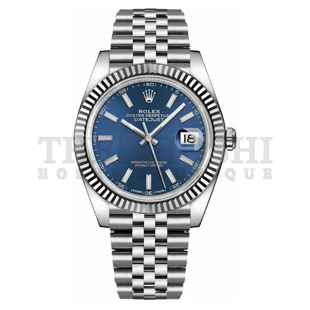 R01ex Datejust 41 Blue Dial Men's Watch 126334-0002 Master Quality