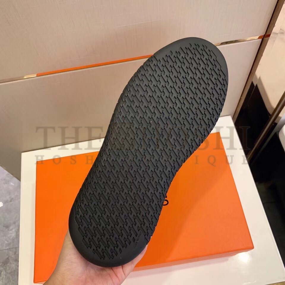 H**me5 Team Sneakers In Black Double-sided Technical Mesh Master Quality