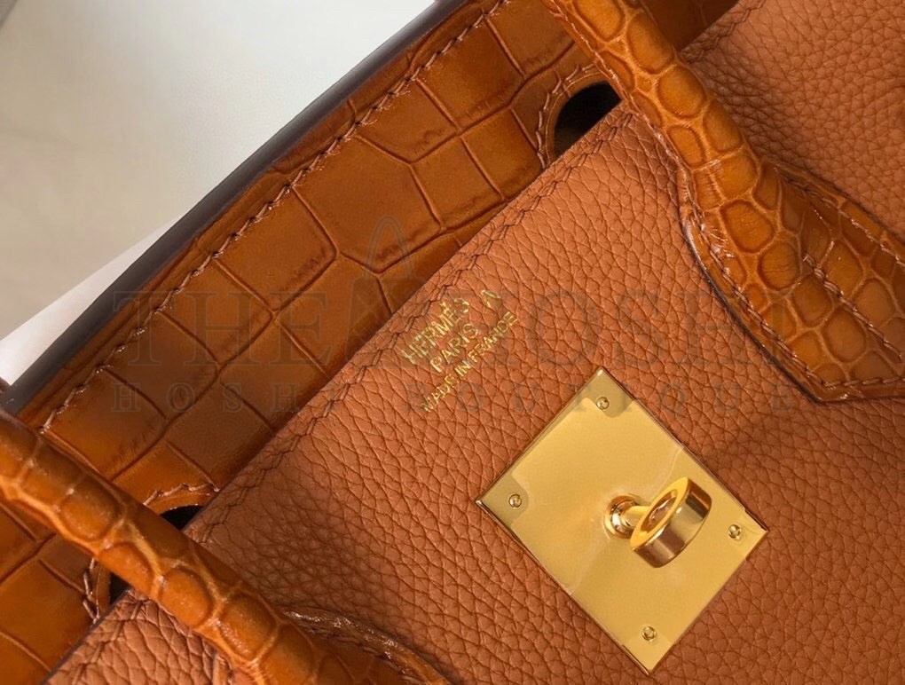 H**me5 Touch Birkin 30cm Limited Edition Gold Bag Master Quality