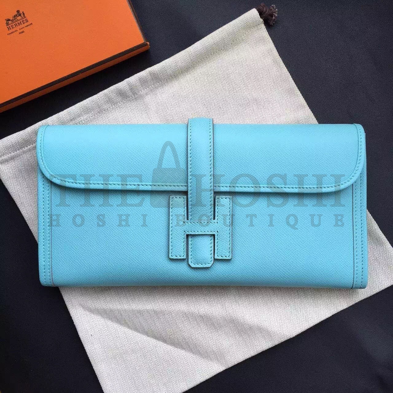 H**me5 Blue Atoll Epsom Jige Elan 29 Clutch Bag Master Quality