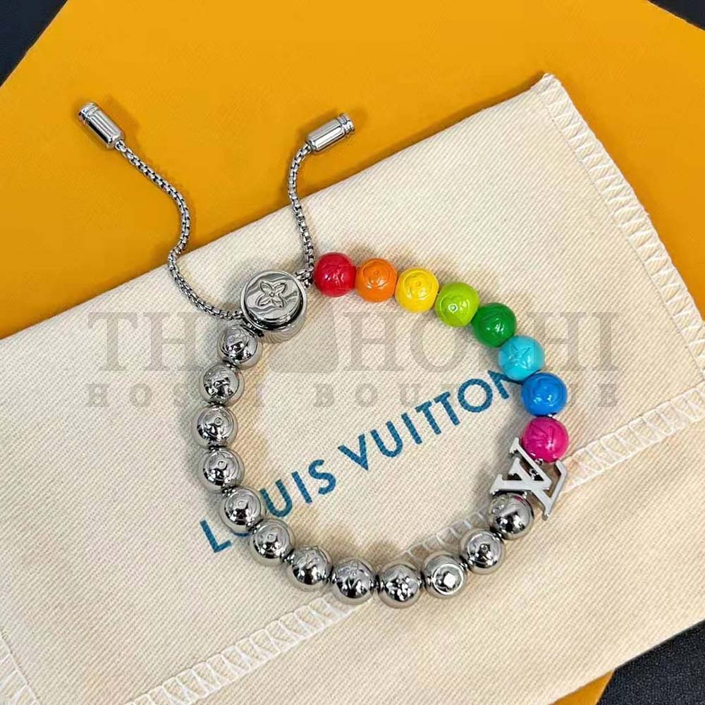 L0vis Vvtt0n Unisex LV Beads Bracelet Master Quality