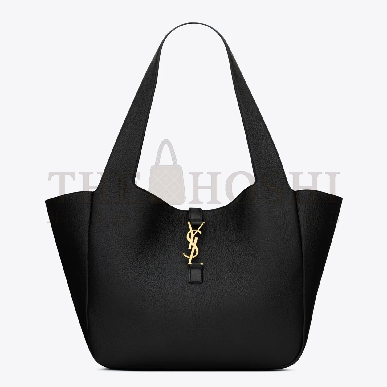 Sa1nt Lau*nt Bea Tote Bag in Black Grained Leather Master Quality