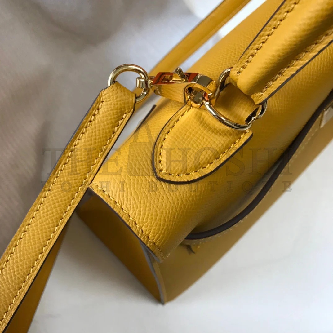 H**me5 Kelly 28cm Sellier Bag in Yellow Epsom Calfskin GHW Master Quality