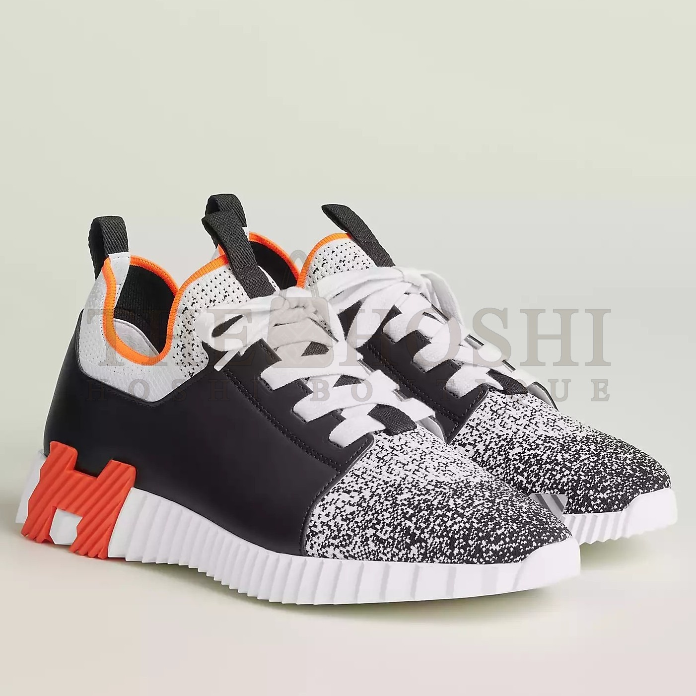 H**me5 Men's Depart Sneakers in Black Gradient Knit Master Quality