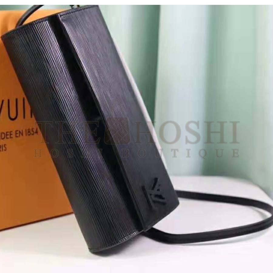 L0vis Vvtt0n LV Women Cléry Pochette Bag in Epi Grained Cowhide Leather-Black Master Quality