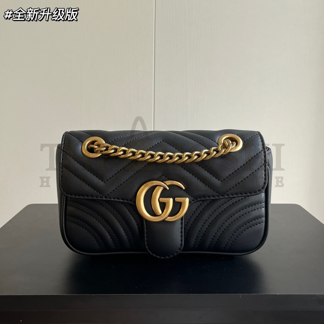 Gvc*1 GG Marmont Small Shoulder Bag 22x6x13cm 446744 Master Quality