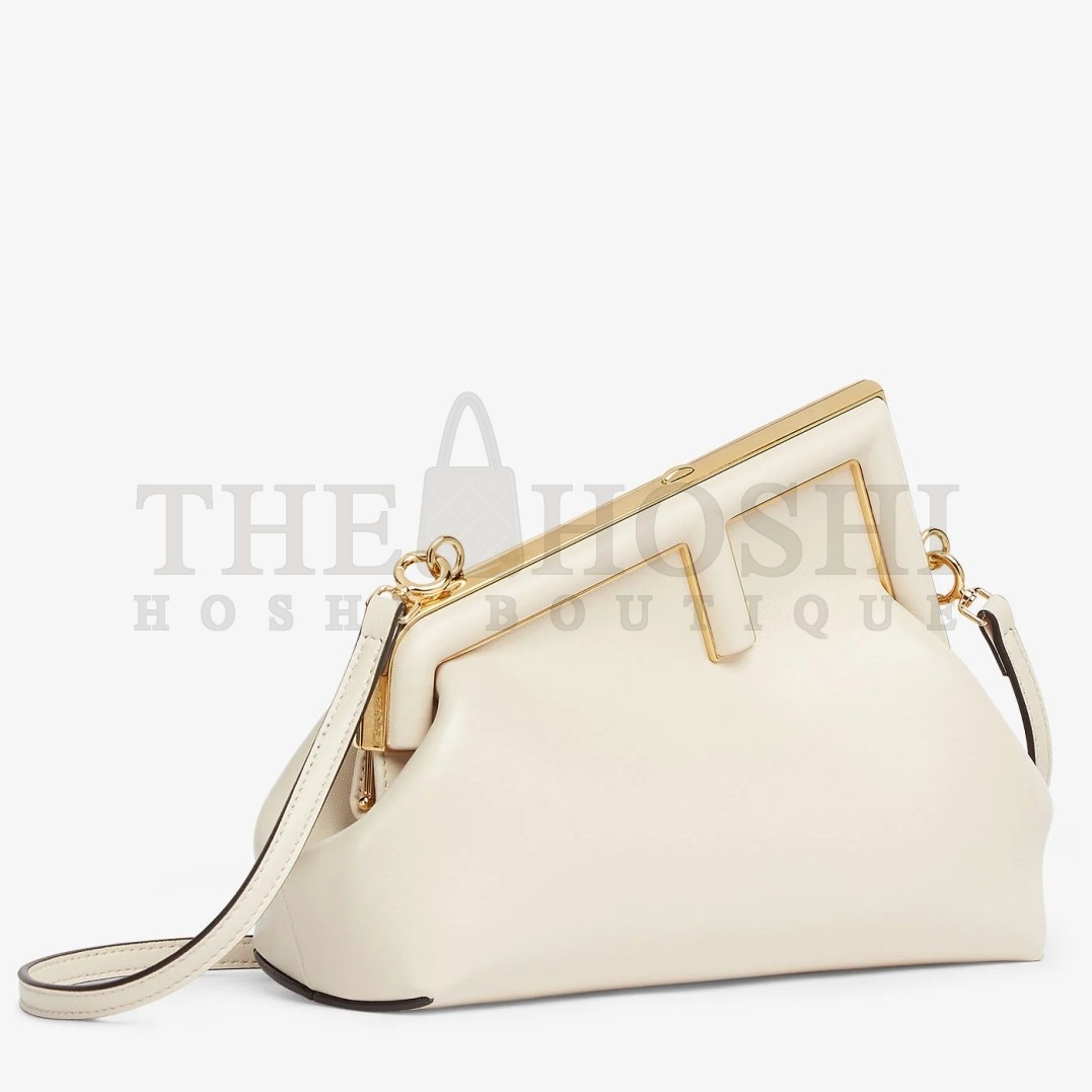 F**di First Small Bag In White Nappa Leather Master Quality