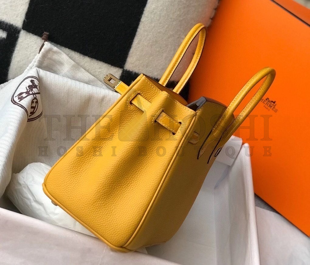 H**me5 Touch Birkin 25cm Limited Edition Yellow Bag Master Quality