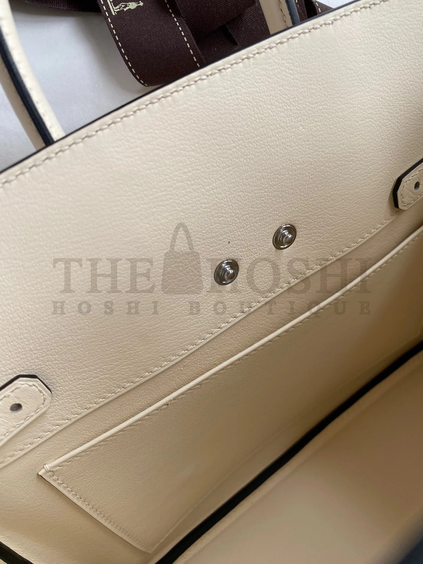 H**me5 Shadow Birkin 25 Limited Edition Bag In Craie Swift Calfskin Master Quality